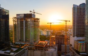 High-rise construction projects requiring loan monitoring